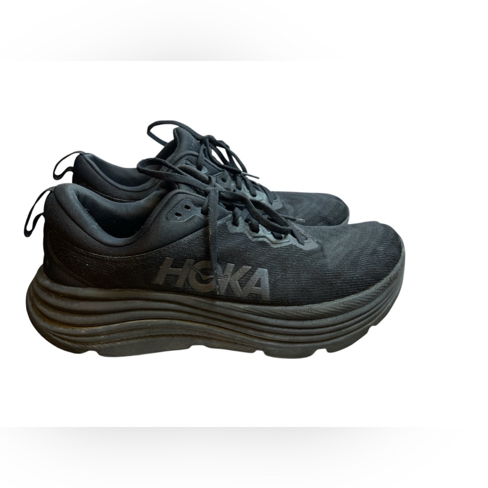 Hoka Gaviota 5 1134235 BBLC Black Running Shoes Sneakers Women 12B